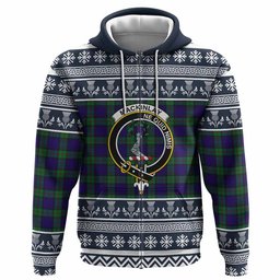 ScotsTee Shop Scottish MacKinlay (McKinlay) Clan Tartan Christmas Ugly Hoodie Family Crest