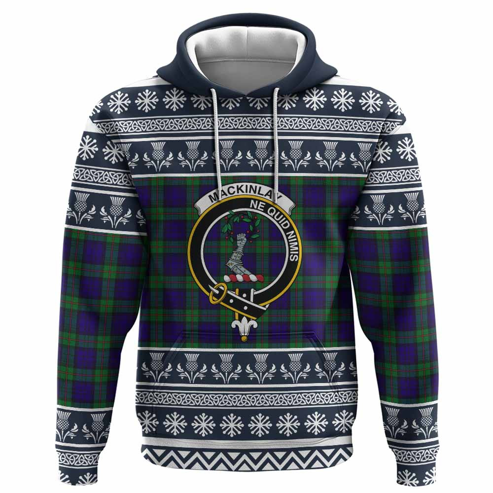ScotsTee Shop Scottish MacKinlay (McKinlay) Clan Tartan Christmas Ugly Hoodie Family Crest