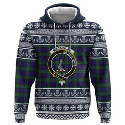ScotsTee Shop Scottish MacKinlay (McKinlay) Clan Tartan Christmas Ugly Hoodie Family Crest