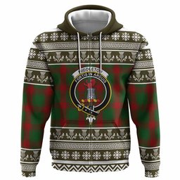 ScotsTee Shop Scottish Middleton Clan Tartan Christmas Ugly Hoodie Family Crest