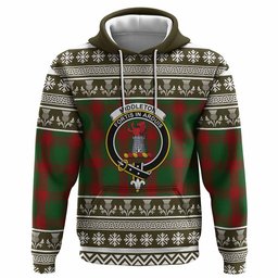 ScotsTee Shop Scottish Middleton Clan Tartan Christmas Ugly Hoodie Family Crest