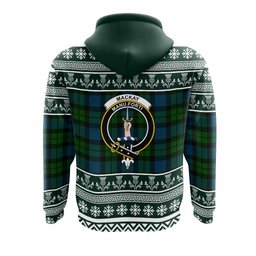ScotsTee Shop Scottish MacKay (McKay) Clan Tartan Christmas Ugly Hoodie Family Crest