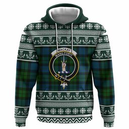 ScotsTee Shop Scottish MacKay (McKay) Clan Tartan Christmas Ugly Hoodie Family Crest