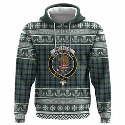 ScotsTee Shop Scottish Melville Clan Tartan Christmas Ugly Hoodie Family Crest