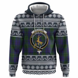 ScotsTee Shop Scottish Strachan Clan Tartan Christmas Ugly Hoodie Family Crest
