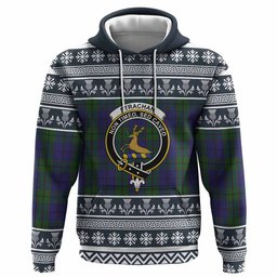ScotsTee Shop Scottish Strachan Clan Tartan Christmas Ugly Hoodie Family Crest