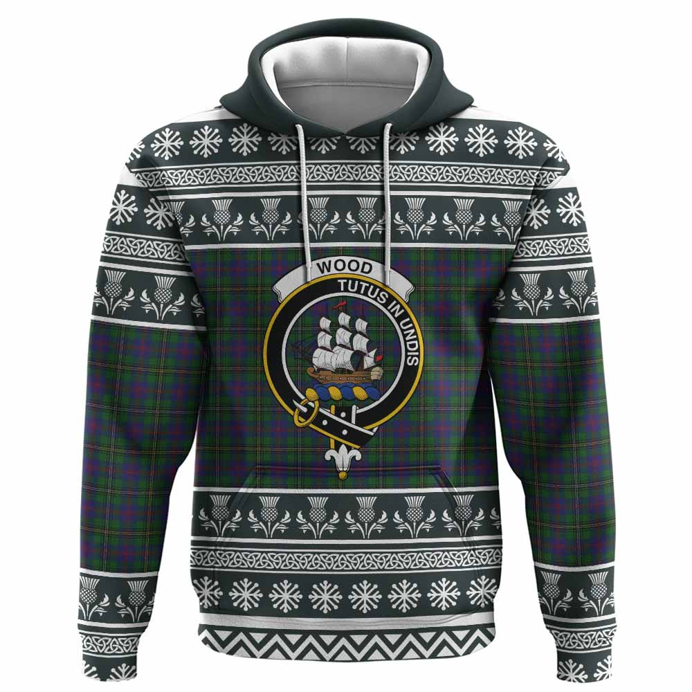 ScotsTee Shop Scottish Wood Clan Tartan Christmas Ugly Hoodie Family Crest