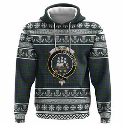 ScotsTee Shop Scottish Wood Clan Tartan Christmas Ugly Hoodie Family Crest
