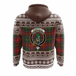 ScotsTee Shop Scottish Somerville Clan Tartan Christmas Ugly Hoodie Family Crest