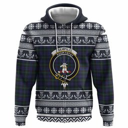 ScotsTee Shop Scottish Sempill (Semple) Clan Tartan Christmas Ugly Hoodie Family Crest