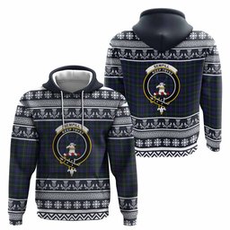 ScotsTee Shop Scottish Sempill (Semple) Clan Tartan Christmas Ugly Hoodie Family Crest