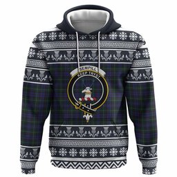 ScotsTee Shop Scottish Sempill (Semple) Clan Tartan Christmas Ugly Hoodie Family Crest
