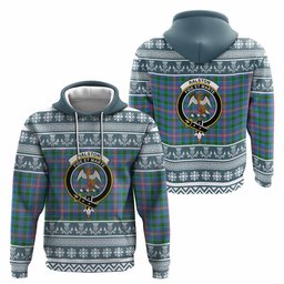 ScotsTee Shop Scottish Ralston Clan Tartan Christmas Ugly Hoodie Family Crest