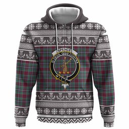 ScotsTee Shop Scottish Spence (Spens) Clan Tartan Christmas Ugly Hoodie Family Crest