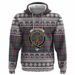 ScotsTee Shop Scottish Spence (Spens) Clan Tartan Christmas Ugly Hoodie Family Crest