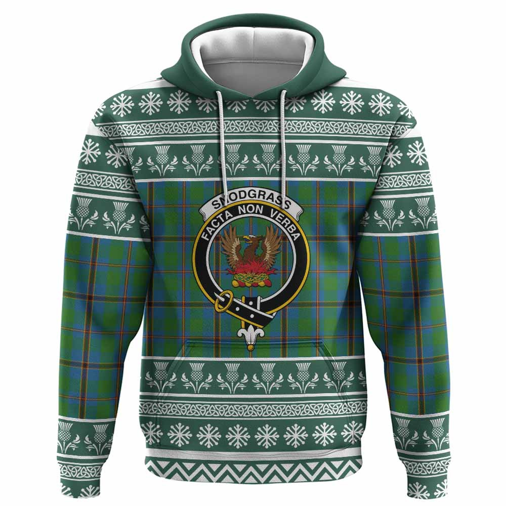 ScotsTee Shop Scottish Snodgrass Clan Tartan Christmas Ugly Hoodie Family Crest