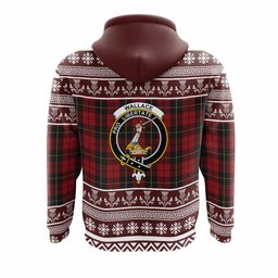 ScotsTee Shop Scottish Wallace Clan Tartan Christmas Ugly Hoodie Family Crest