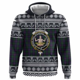 ScotsTee Shop Scottish Urquhart Clan Tartan Christmas Ugly Hoodie Family Crest