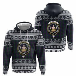 ScotsTee Shop Scottish Urquhart Clan Tartan Christmas Ugly Hoodie Family Crest