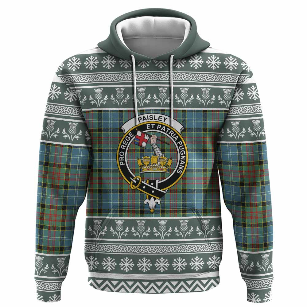 ScotsTee Shop Scottish Paisley Clan Tartan Christmas Ugly Hoodie Family Crest