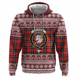 ScotsTee Shop Scottish Ruthven Clan Tartan Christmas Ugly Hoodie Family Crest