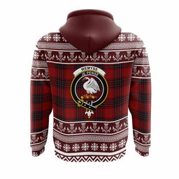 ScotsTee Shop Scottish Wemyss Clan Tartan Christmas Ugly Hoodie Family Crest