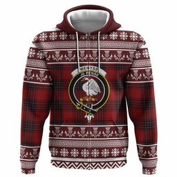ScotsTee Shop Scottish Wemyss Clan Tartan Christmas Ugly Hoodie Family Crest