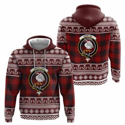 ScotsTee Shop Scottish Wemyss Clan Tartan Christmas Ugly Hoodie Family Crest