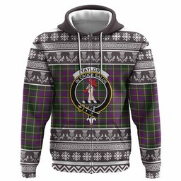 ScotsTee Shop Scottish Taylor (Tailyour) Clan Tartan Christmas Ugly Hoodie Family Crest