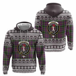 ScotsTee Shop Scottish Taylor (Tailyour) Clan Tartan Christmas Ugly Hoodie Family Crest