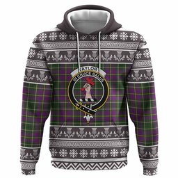ScotsTee Shop Scottish Taylor (Tailyour) Clan Tartan Christmas Ugly Hoodie Family Crest