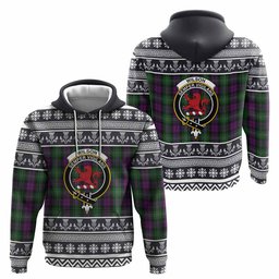 ScotsTee Shop Scottish Wilson Clan Tartan Christmas Ugly Hoodie Family Crest