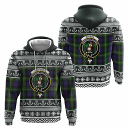 ScotsTee Shop Scottish Watson Clan Tartan Christmas Ugly Hoodie Family Crest