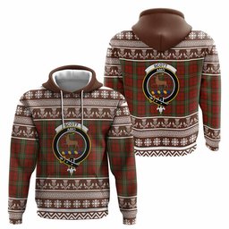ScotsTee Shop Scottish Scott Clan Tartan Christmas Ugly Hoodie Family Crest