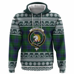 ScotsTee Shop Scottish Oliphant Clan Tartan Christmas Ugly Hoodie Family Crest