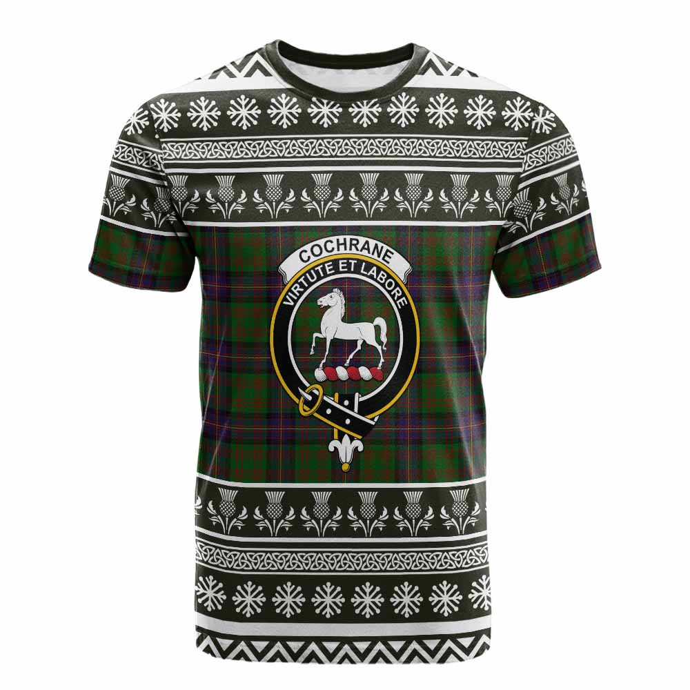 ScotsTee Shop Scottish Cochrane Clan Tartan Christmas Ugly T-shirt Family Crest