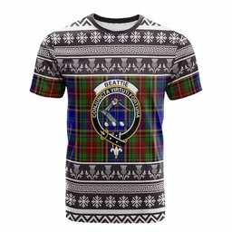 ScotsTee Shop Scottish Beattie (Beatty) Clan Tartan Christmas Ugly T-shirt Family Crest