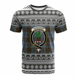 ScotsTee Shop Scottish Anderson Clan Tartan Christmas Ugly T-shirt Family Crest