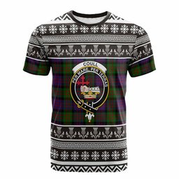 ScotsTee Shop Scottish Coull Clan Tartan Christmas Ugly T-shirt Family Crest