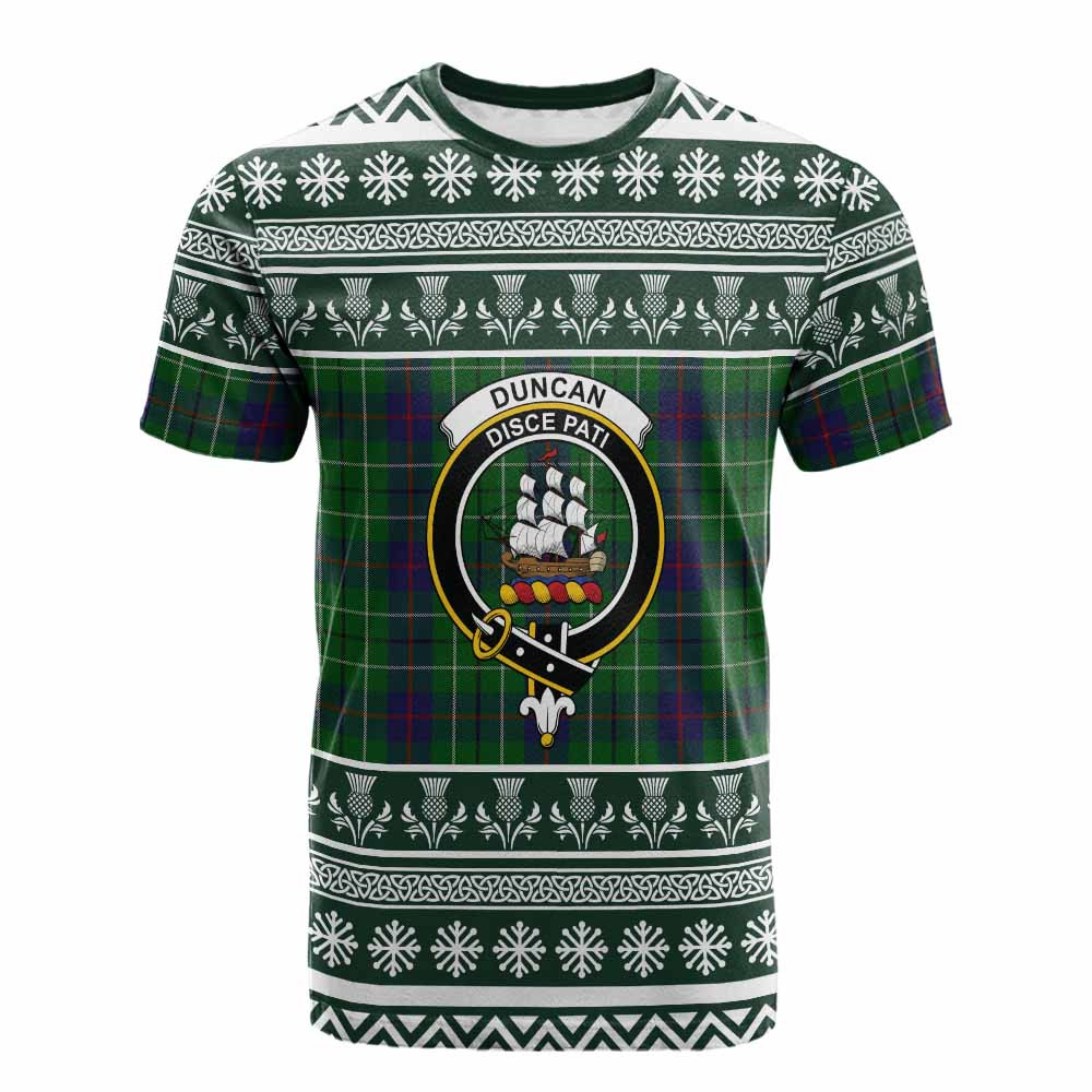 ScotsTee Shop Scottish Duncan Clan Tartan Christmas Ugly T-shirt Family Crest