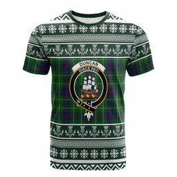 ScotsTee Shop Scottish Duncan Clan Tartan Christmas Ugly T-shirt Family Crest