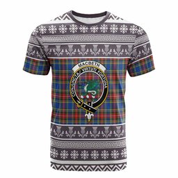 ScotsTee Shop Scottish MacBeth (McBeth) Clan Tartan Christmas Ugly T-shirt Family Crest
