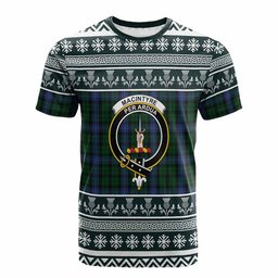ScotsTee Shop Scottish MacIntyre (McIntyre) Clan Tartan Christmas Ugly T-shirt Family Crest