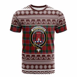 ScotsTee Shop Scottish MacCracken (McCracken) Clan Tartan Christmas Ugly T-shirt Family Crest