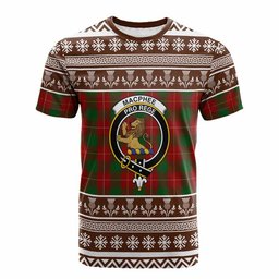ScotsTee Shop Scottish MacPhee (McPhee) Clan Tartan Christmas Ugly T-shirt Family Crest