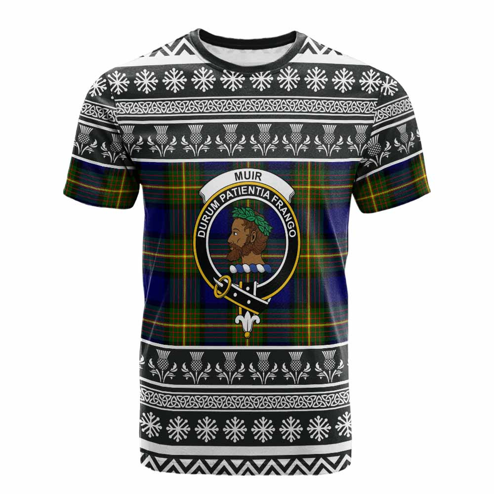 ScotsTee Shop Scottish Muir Clan Tartan Christmas Ugly T-shirt Family Crest