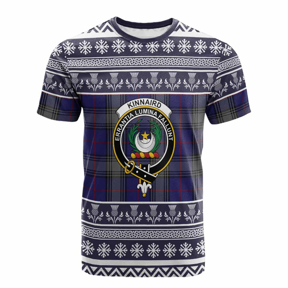 ScotsTee Shop Scottish Kinnaird Clan Tartan Christmas Ugly T-shirt Family Crest