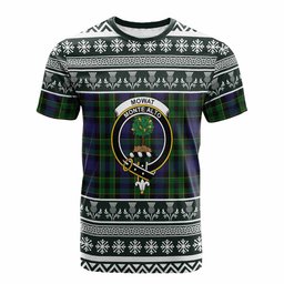 ScotsTee Shop Scottish Mowat Clan Tartan Christmas Ugly T-shirt Family Crest