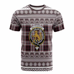 ScotsTee Shop Scottish MacPherson (McPherson) Clan Tartan Christmas Ugly T-shirt Family Crest