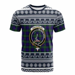 ScotsTee Shop Scottish MacKinlay (McKinlay) Clan Tartan Christmas Ugly T-shirt Family Crest